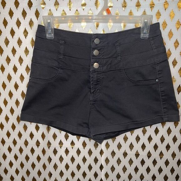 Refuge grey high waisted shorts size 2 - Picture 1 of 4
